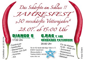 30 versch�rfte Vetternjahre